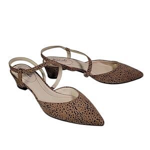 Life Stride animal print kitten Heels